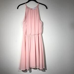 LUSH Pink Sleeveless Dress Size Medium